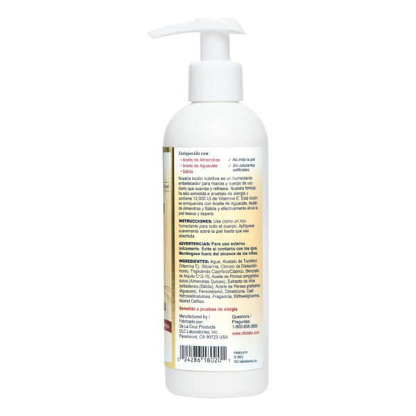 De La Cruz Vitamin E Lotion 12000 iu 237ml - Image 2