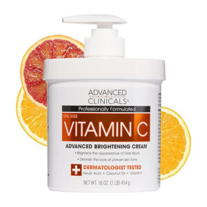 Advanced Clinicals Vitamin C Brightening Cream 454gm