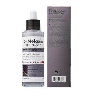 DR.MELAXIN PEEL SHT EXFOLIATING BLACK RICE AMPOULE 80ML