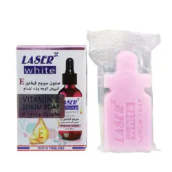 Laser White Serum Soap Vitamin E 90gm