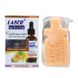 Laser White Serum Soap Vitamin C 90gm
